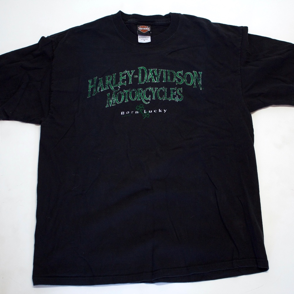 Harley Davidson Born Lucky Tee